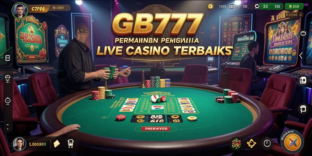 Cuplikan GB777 sebelum APK Live Casino dipasang.