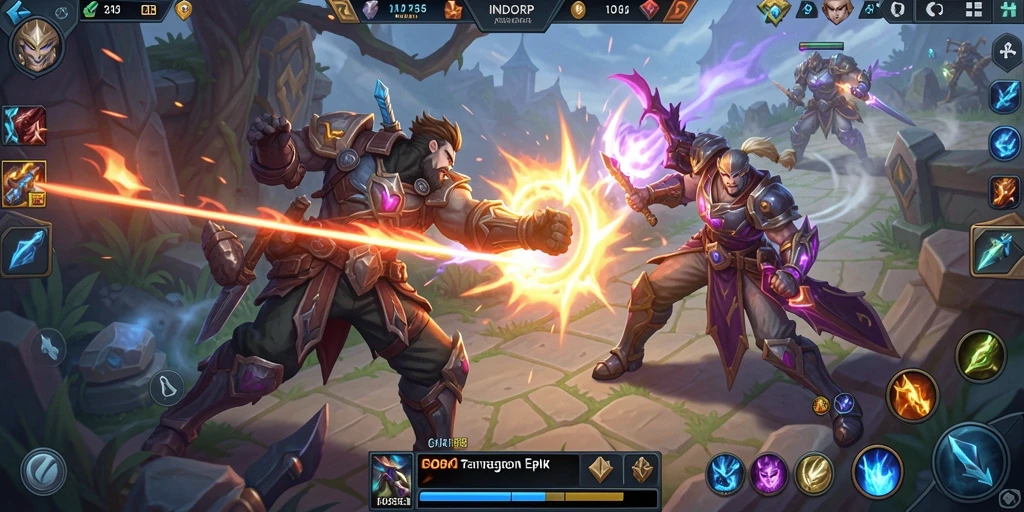 Cuplikan INDORP sebelum APK MOBA dipasang.