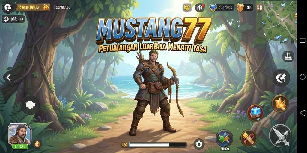 Cuplikan MUSTANG77 sebelum APK Adventure dipasang.