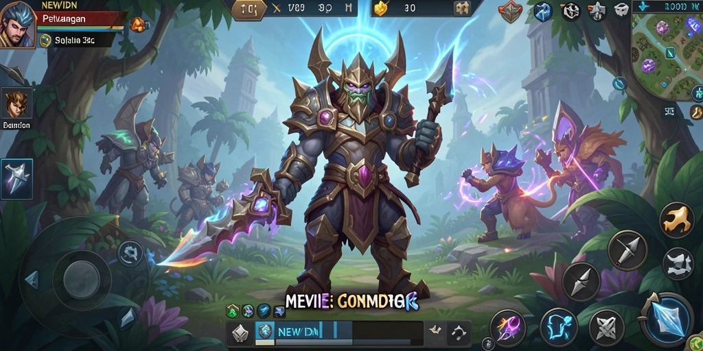 Cuplikan NEWIDN sebelum APK MMORPG dipasang.