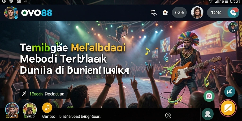 Cuplikan OVO88 sebelum APK Music dipasang.